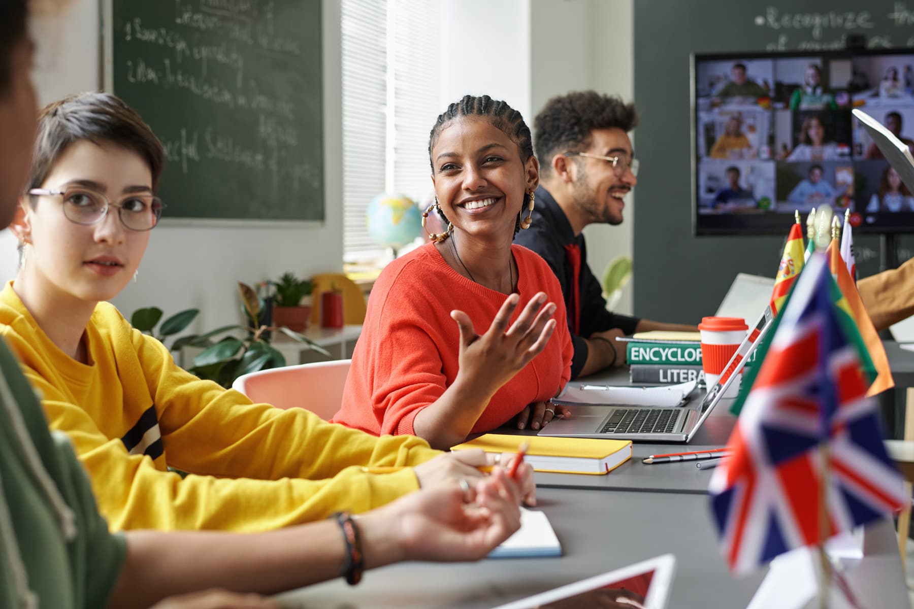 Environnement d'apprentissage international